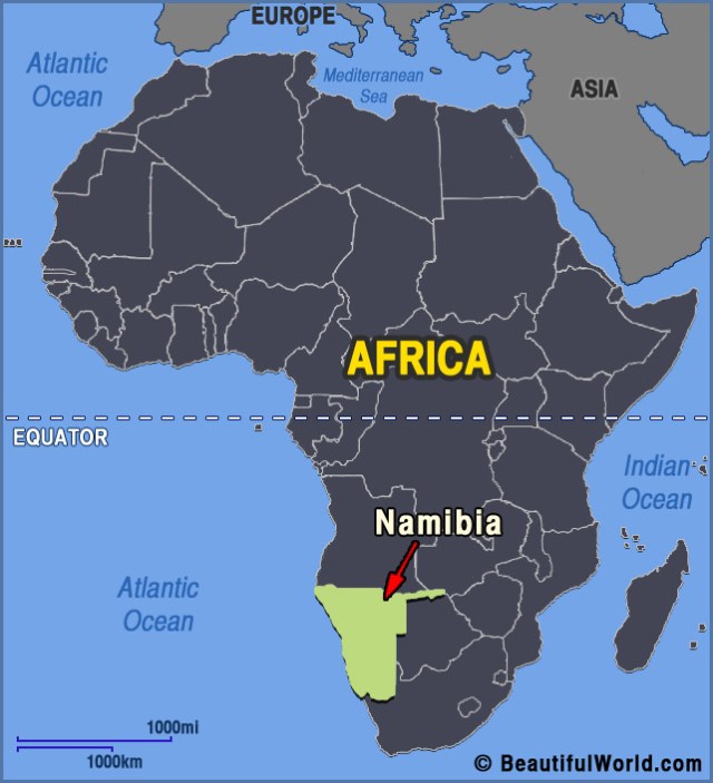 namibia-africa-map